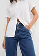 Stretch blouse van een katoenmix met korte mouwen, bonprix