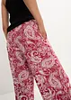 Losjes vallende palazzo broek met paisley, bonprix