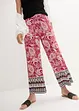 Losjes vallende palazzo broek met paisley, bonprix