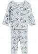 Baby geribde outfit met biologisch katoen (2-dlg. set), bpc bonprix collection