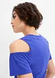 Cold shoulder shirt met kant, BODYFLIRT