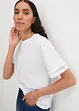 Shirt met broderie anglaise, bonprix