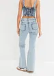 Flared jeans met high waist, bonprix