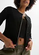 Twill spijkerjas met studs, BODYFLIRT