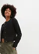 Twill spijkerjas met studs, BODYFLIRT