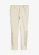 7/8 stretch broek met broderie anglaise, BODYFLIRT