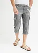 3/4 jeans met cargozakken, loose fit, John Baner JEANSWEAR