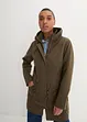 Korte katoenen parka met opstaande kraag, getailleerd, bonprix