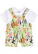 Baby T-shirt en sweat tuinbroek (2-dlg. set), bpc bonprix collection