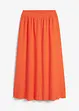 Crinkle maxi rok met brede, gesmokte band, bpc bonprix collection