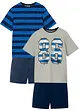 Jongens shortama met katoen (4-dlg. set), bonprix