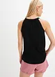 Jersey top met plooitjes, bonprix