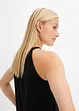 Jersey top met plooitjes, bonprix