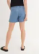 Mid waist jeans short met biologisch katoen, wide leg, John Baner JEANSWEAR