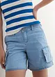 Cargo jeans short, mid waist, John Baner JEANSWEAR