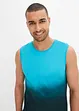 Muscle shirt met kleurverloop van biologisch katoen, slim fit, bonprix