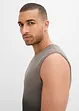 Muscle shirt met kleurverloop van biologisch katoen, slim fit, bonprix