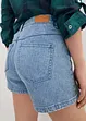 Gestreepte jeans short, mid waist, John Baner JEANSWEAR