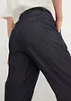 Mid waist capri jeans, wide leg, John Baner JEANSWEAR