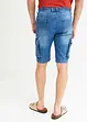 Lange jeans short met cargozakken, regular fit, John Baner JEANSWEAR