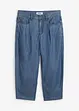 Mid waist 3/4 jeans, wide leg, John Baner JEANSWEAR