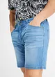 Lange jeans short met comfortband, loose fit, John Baner JEANSWEAR