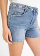 Jeans short met borduursel, BODYFLIRT