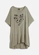 Bigshirt met print van licht materiaal, bonprix