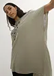 Bigshirt met print van licht materiaal, bonprix