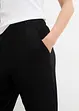 Wijde jersey broek van crêpe, cropped, bonprix