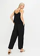 Jersey plissé jumpsuit, BODYFLIRT