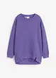 Oversized sweater met splitten van zachte badstof, bonprix