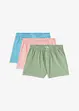 Wijde jersey boxershort van biologisch katoen (set van 3), bpc bonprix collection