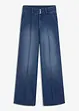 Wide leg jeans met mid waist, bonprix