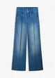 Wide leg jeans met mid waist, bonprix