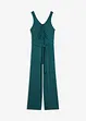 Jersey jumpsuit met plooitjes, bonprix