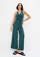 Jersey jumpsuit met plooitjes, bonprix