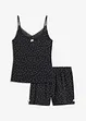 Shortama met sierlijk kant (2-dlg. set), bonprix