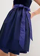 Dirndl met fluweel en schort van satijn (2-dlg. set), bonprix