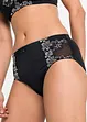 Corrigerende slip met borduurse (set van 2), bonprix