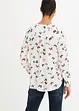 Blouse met een V-hals van soepele viscose, bonprix