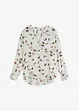 Blouse met een V-hals van soepele viscose, bonprix