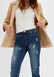 Skinny jeans low waist, cropped, bonprix
