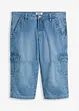 Regular fit 3/4 cargo jeans, straight, bonprix