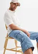 Regular fit 3/4 cargo jeans, straight, bonprix