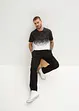 Loose fit chino stretch instapbroek, straight, bonprix
