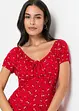 Jersey jurk met print, bonprix