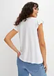 Shirt met kant van een viscose-mix, bonprix