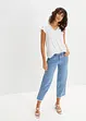 Shirt met kant van een viscose-mix, bonprix