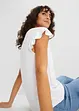 Shirt met kant van een viscose-mix, bonprix